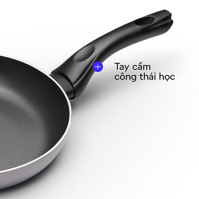 Chảo Chống Dính LocknLock Grano IH Frypan, dùng được bếp từ, Nhiều size (20/24/26/28/30cm) image number null